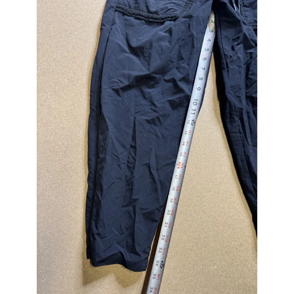 Nike Sherpa Trim Track Pants Black Athletic Joggers Women's Size S‎ $89
